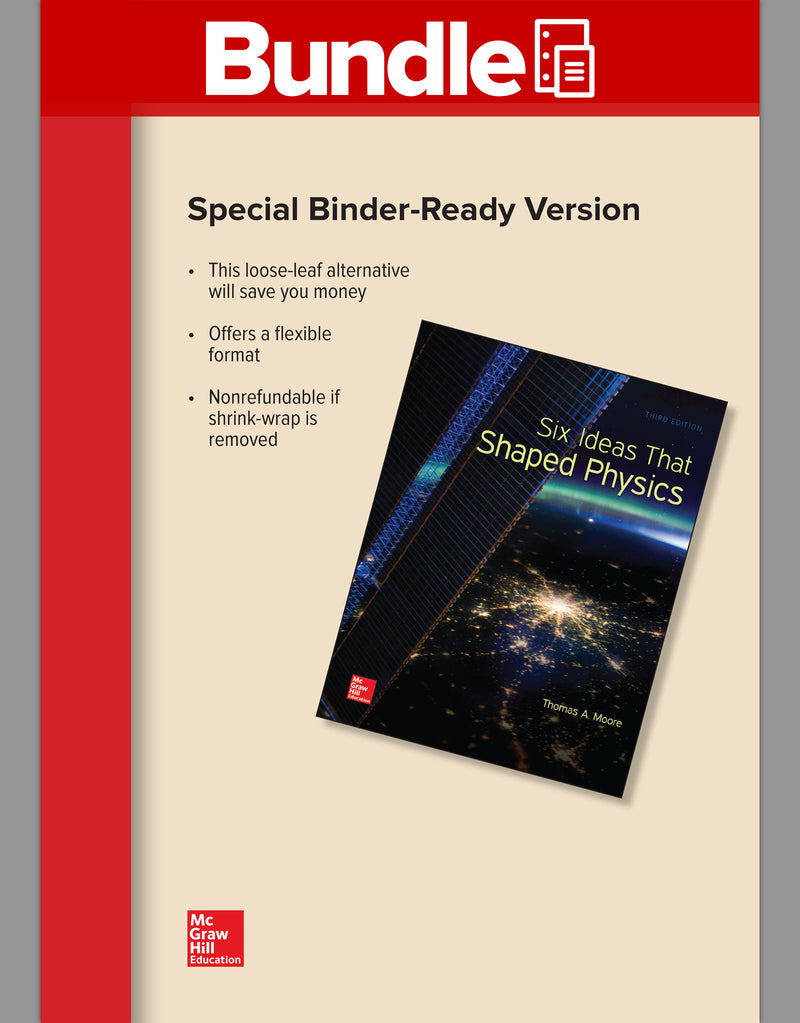 Package Six Ideas That Shaped Physics Unit T With 1 Semester Connect Access Card 3e