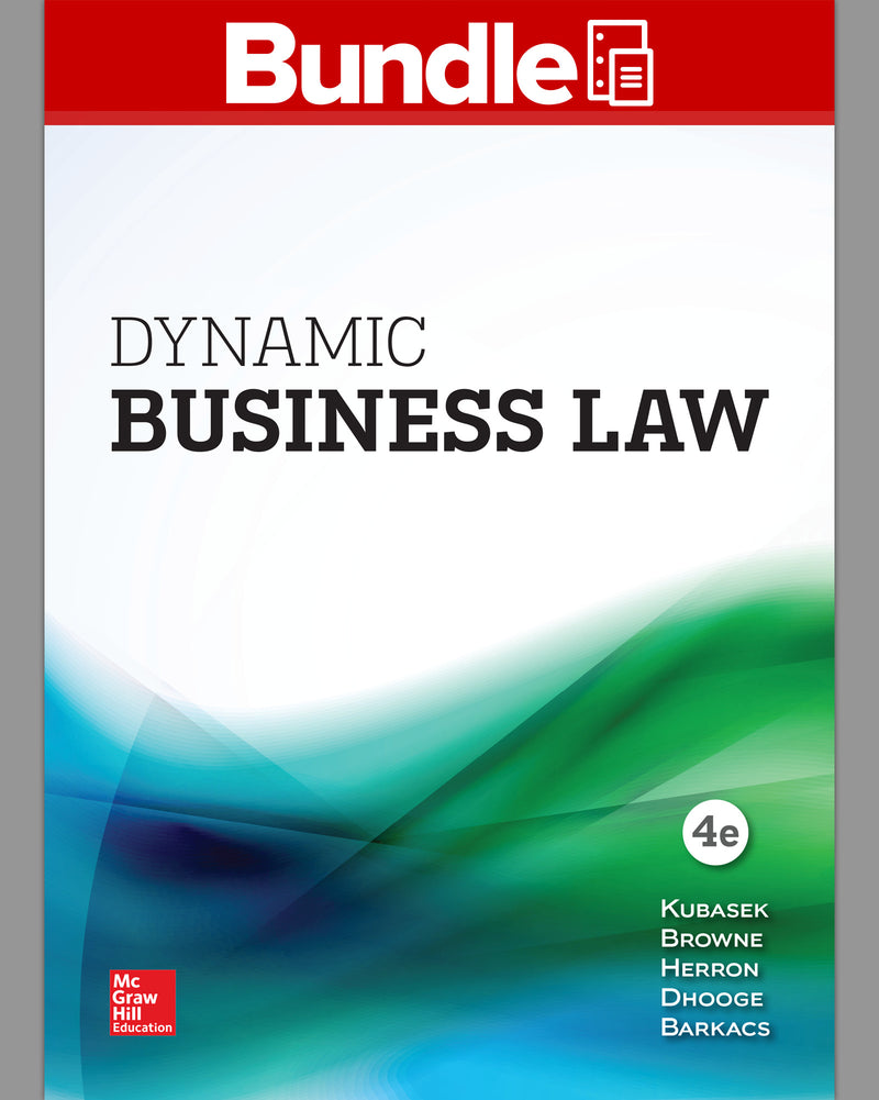 Gen Combo Ll Dynamic Business Law; Connect Access Card 4e
