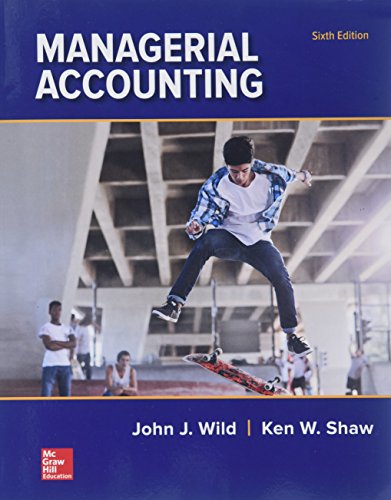 Gen Combo Managerial Accounting; Connect Access Card 6e