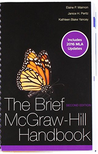 The Brief Mcgraw Hill Handbook 2e Mla 2016 Update With Connect Composition Access Card 2e