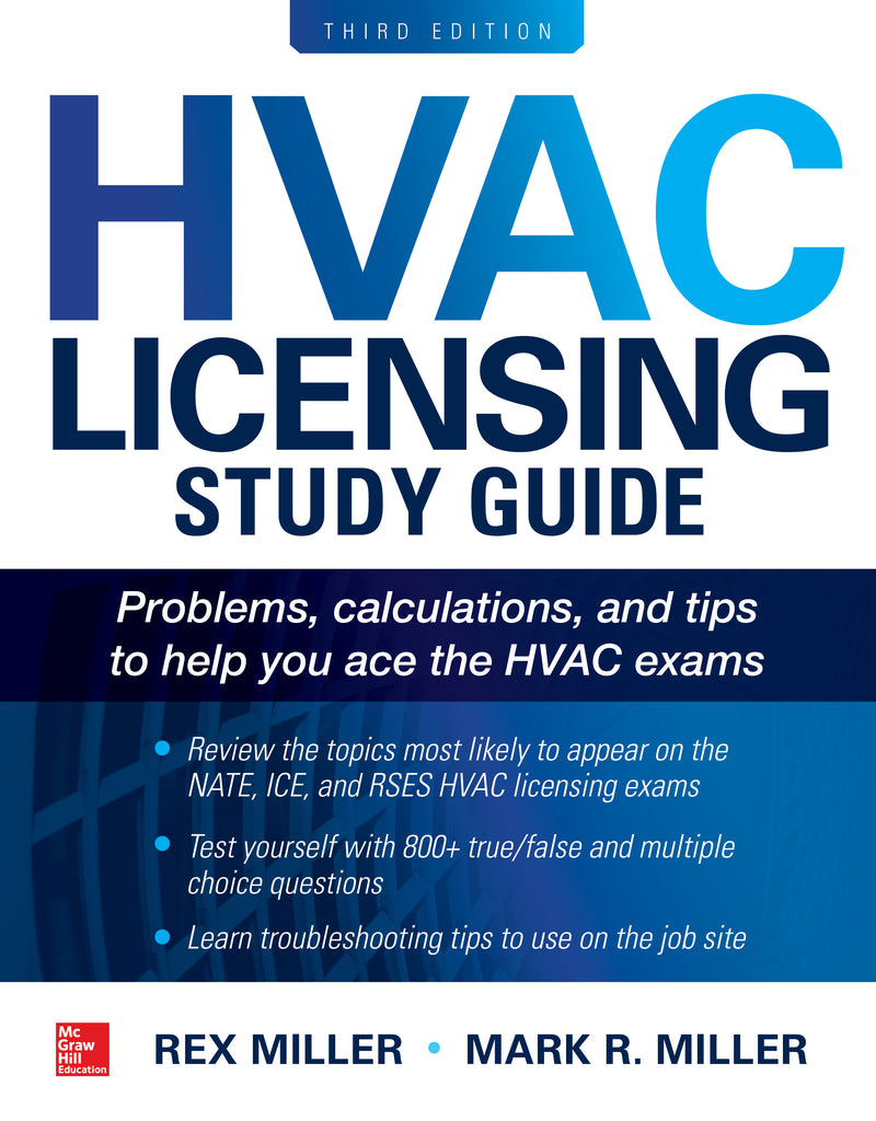 Hvac Licensing Study Guide Third Edition 3e
