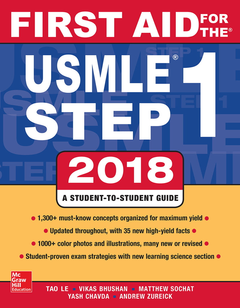 First Aid For The Usmle Step 1 2018 28th Edition 28e