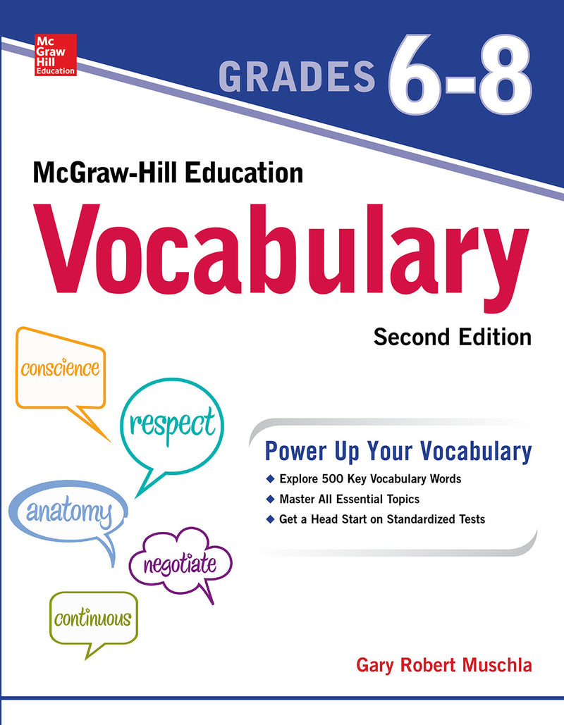 Mcgraw Hill Education Vocabulary Grades 6 8 Second Edition 2e