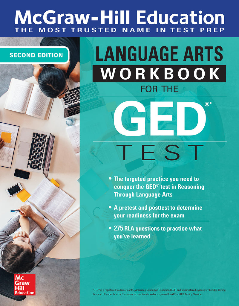 Mcgraw Hill Education Language Arts Workbook For The Ged Test Second Edition 2e