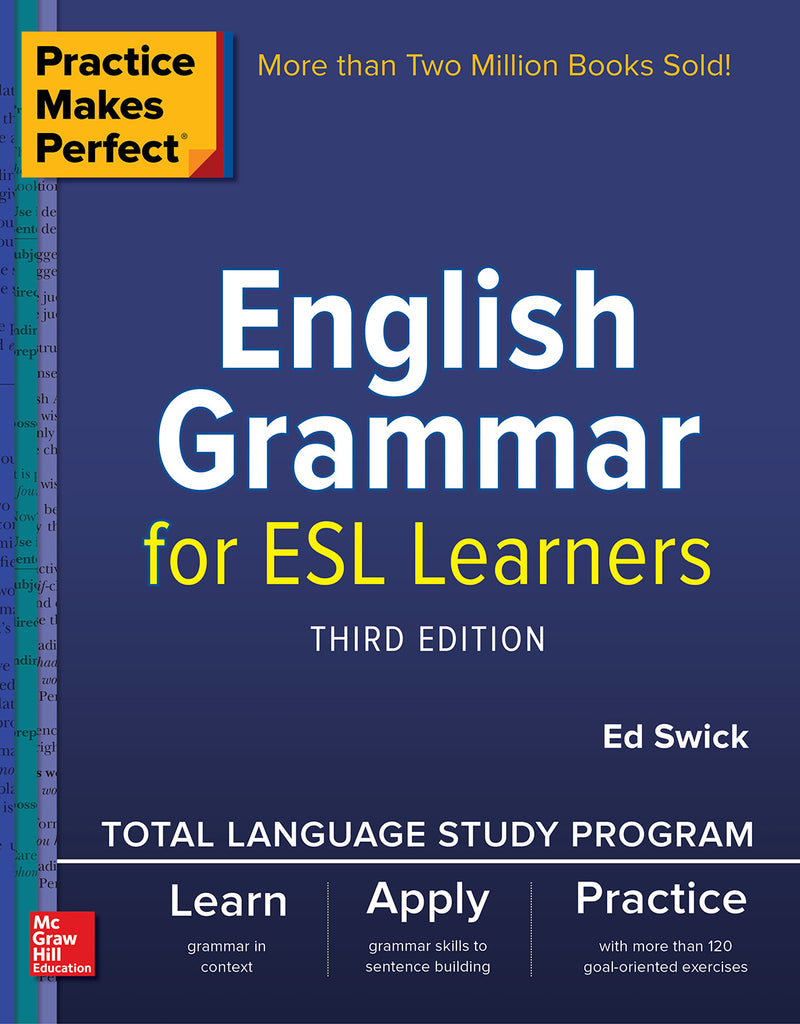 Practice Makes Perfect English Grammar For Esl Learners Third Edition 3e