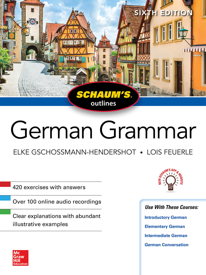 Schaums Outline Of German Grammar Sixth Edition 6e