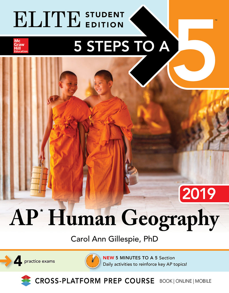5 Steps To A 5 Ap Human Geography 2019 Elite Student Edition