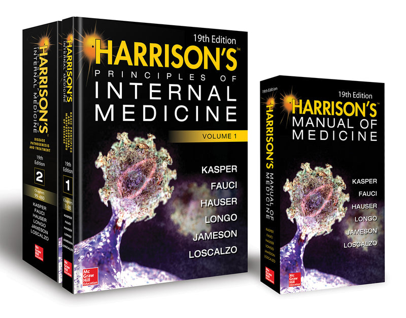 Harrisons Principles Of Internal Medicine 19th Edition & Harrisons Manual Of Medicine 19th Edition Val Pak