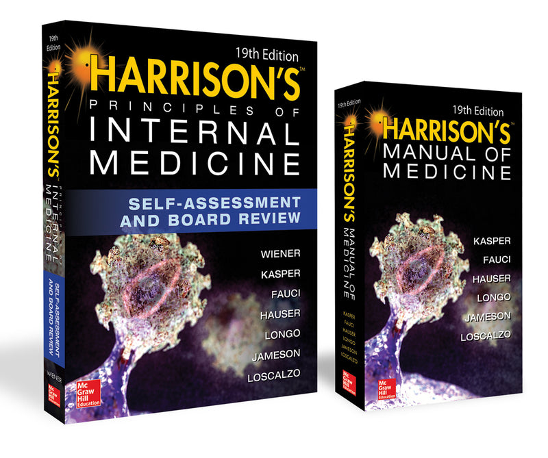 Harrisons Principles Of Internal Medicine Self Assessment & Board Review 19th Edition & Harrisons Manual Of Medicine 19th Edition Val Pak