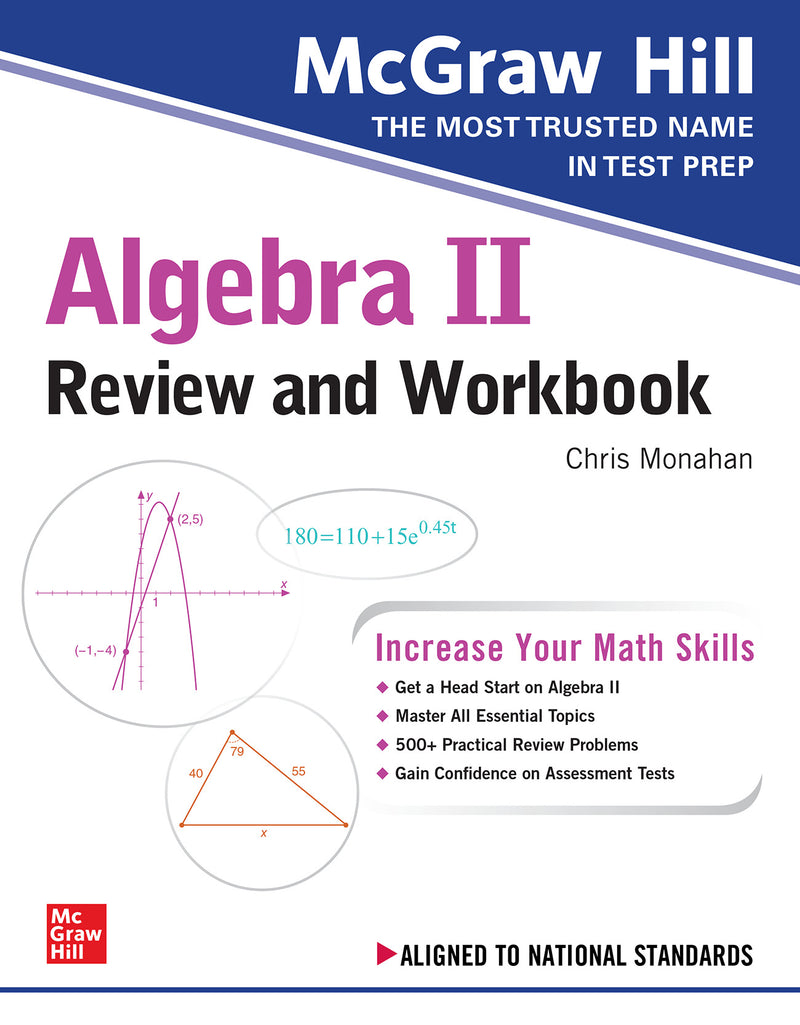 Mcgraw Hill Education Algebra Ii Review & Workbook