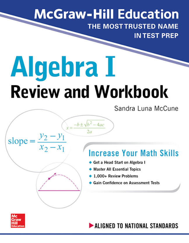 Mcgraw Hill Education Algebra I Review & Workbook