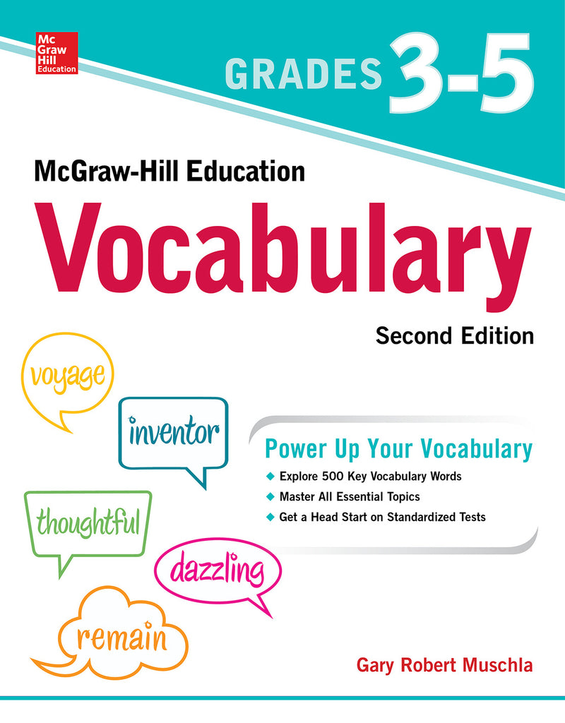 Mcgraw Hill Education Vocabulary Grades 3 5 Second Edition 2e