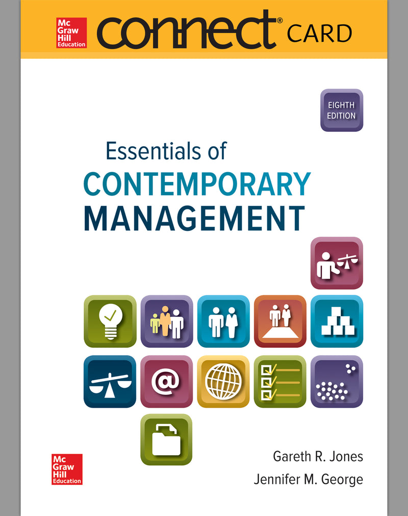 Connect 1 Semester Access Card For Essentials Of Contemporary Management 8e