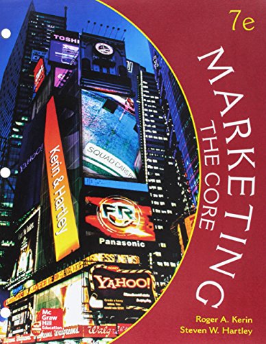 Gen Combo Looseleaf Marketing The Core; Connect Access Card 7e