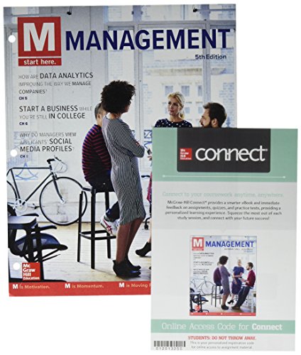 Gen Combo Looseleaf M:Management; Connect Access Card 5e