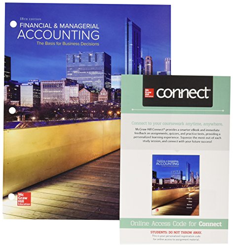 Gen Combo Looseleaf Financial And Managerial Accounting; Connect Access Card