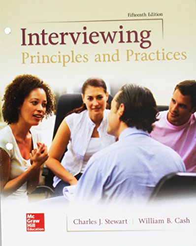 Looseleaf Interviewing:Principles & Practices With Connect Access Card