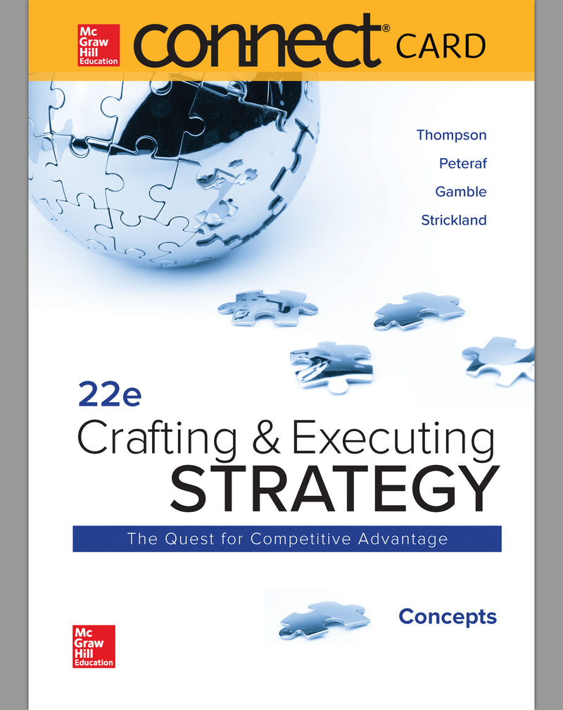 Connect Access Card For Crafting & Executing Strategy Concepts 22e