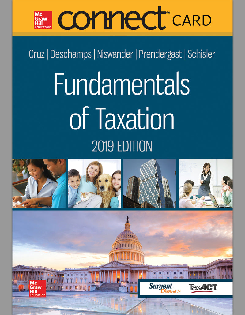 Connect Access Card For Fundamentals Of Taxation 2019 Edition