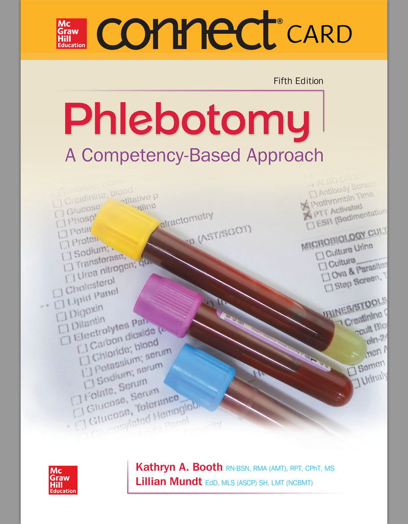 Connect Access Card For Phlebotomy A Competency Based Approach 5e