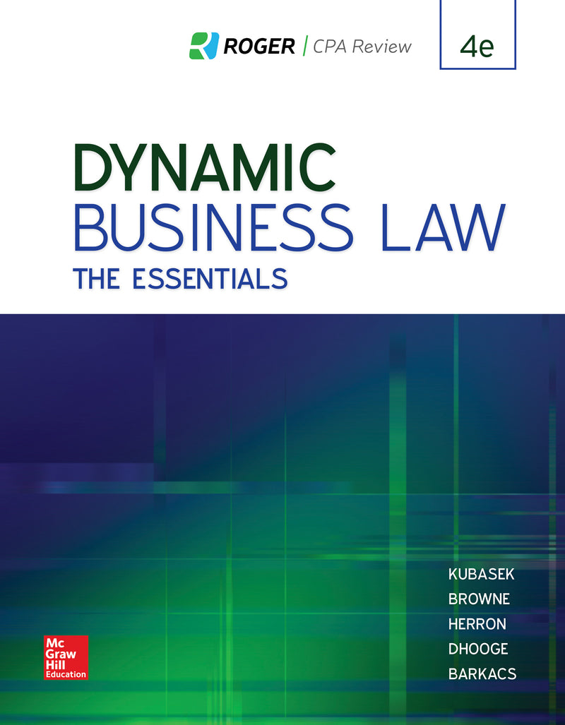 Loose Leaf For Dynamic Business Law The Essentials 4e