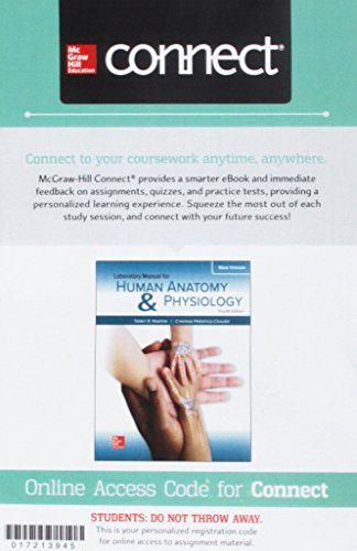 Connect Apr & Phils Access Card For Laboratory Manual For Human Anatomy & Physiology 4e