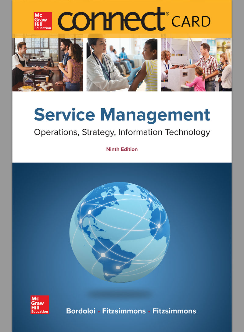 Connect Access Card For Service Management Operations Strategy Information Technology 9e