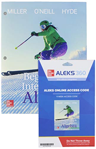 Loose Leaf For Beginning & Intermediate Algebra With Aleks 360 11 Week Access Card 5e