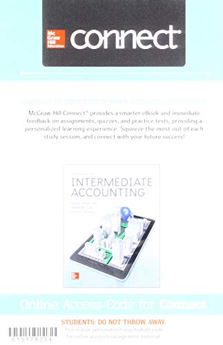 Gen Combo Connect Ac Intermediate Accounting; Aleks 11 Wk Ac Accounting 9e