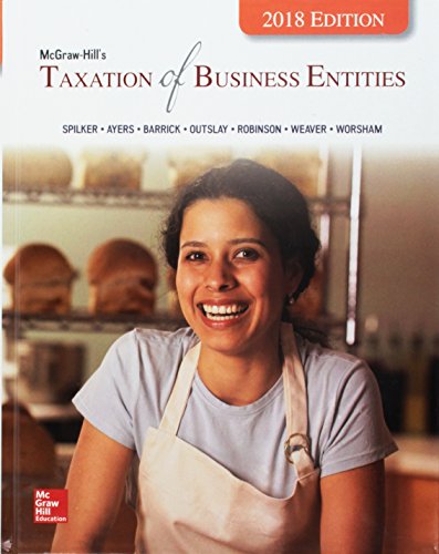 Gen Combo Mcgraw Hills Taxation Of Business Entities 2018; Connect Access Card 9e