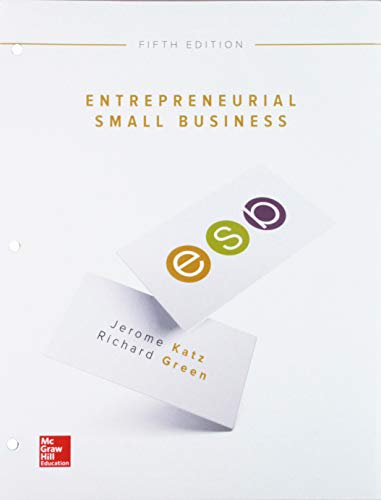 Gen Combo Looseleaf Entrepreneurial Small Business; Connect Access Card 5e