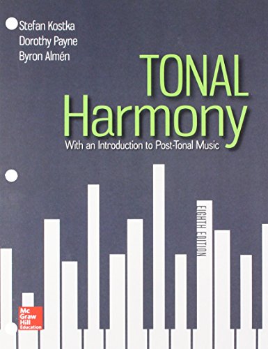 Gen Combo Looseleaf Tonal Harmony; Connect Ac; Workbook Tonal Harmony 8e