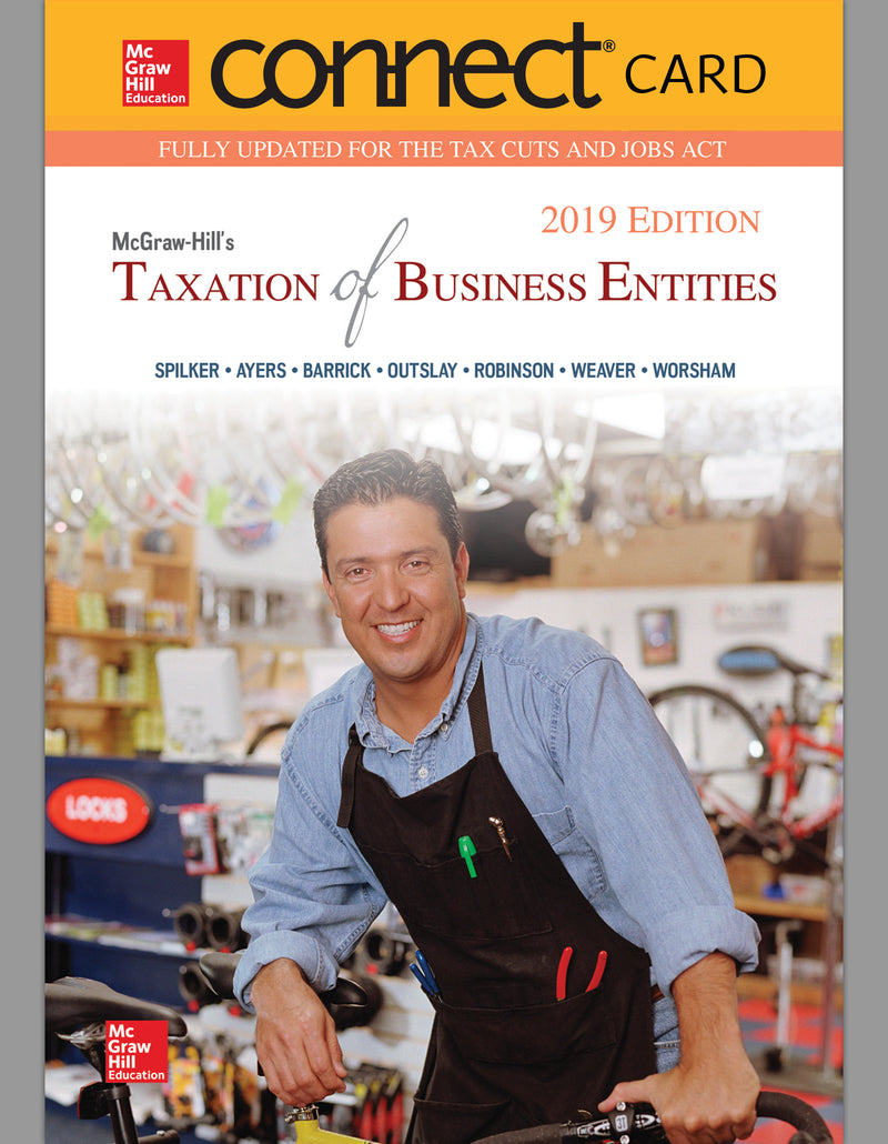 Connect Access Card For Mcgraw Hills Taxation Of Business Entities 2019 Edition