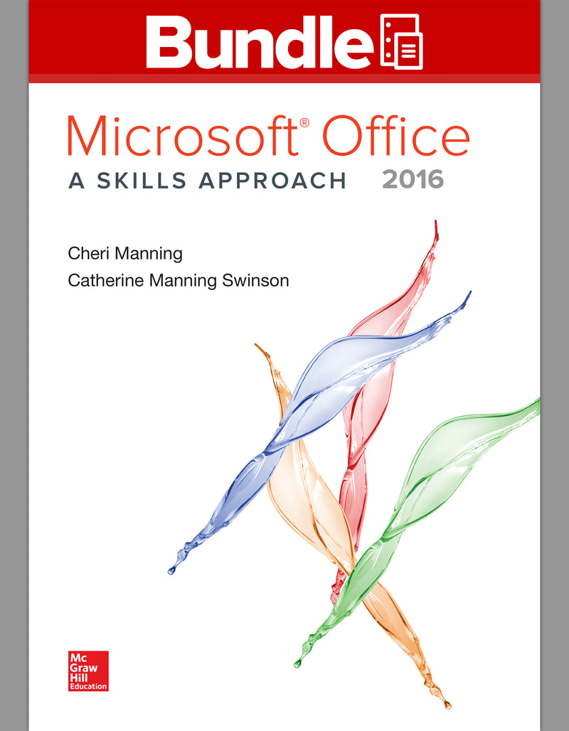Gen Combo Ll Ms Office 2016:Skills Approach; Simnet Office 2016 Manning Smbk Access Card