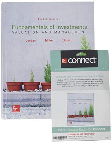 Fundamentals Of Investments W Stocktrak Ac; Connect Ac 8e