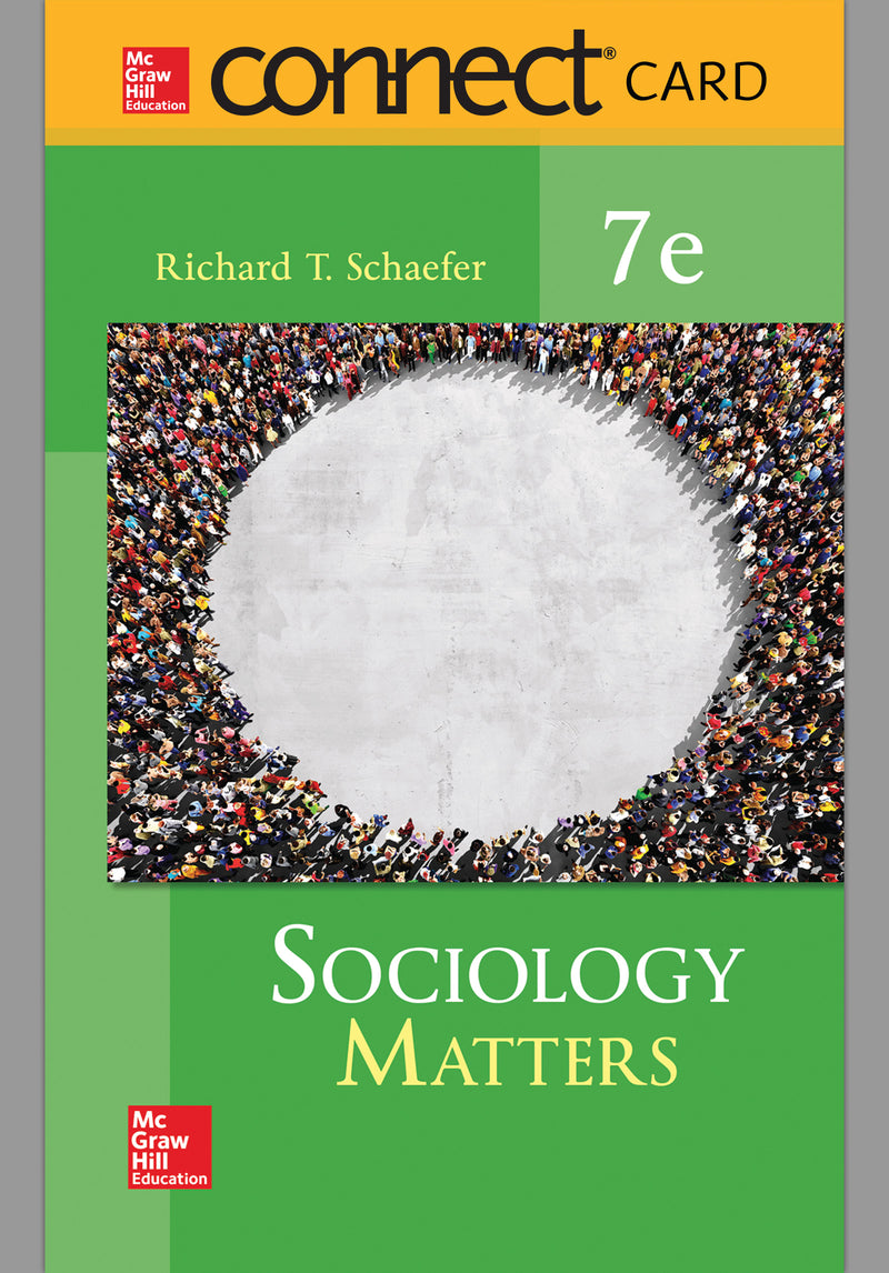 Connect Access Card For Sociology Matters 7e