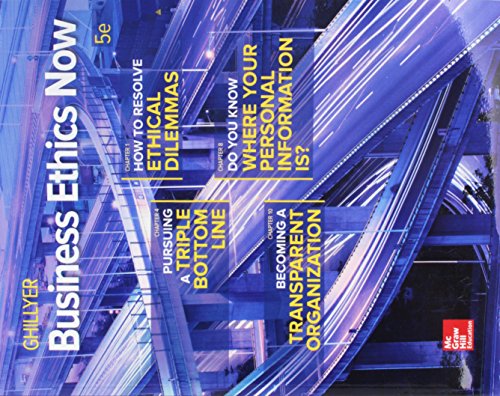 Gen Combo Business Ethics Now; Connect Access Card 5e