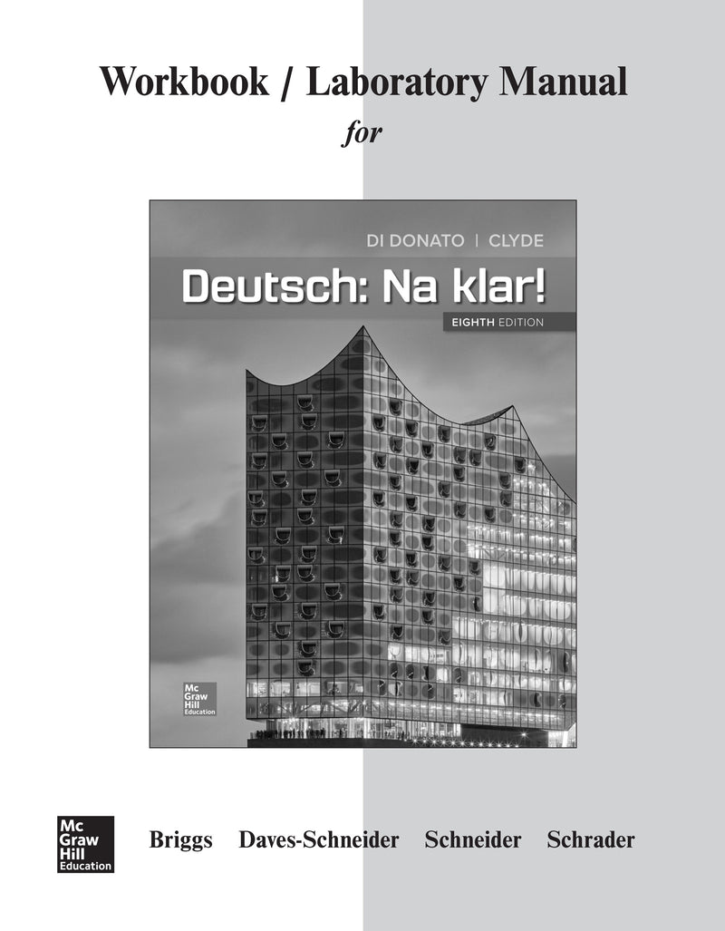 Workbook Lab Manual For Deutsch Na Klar 8e