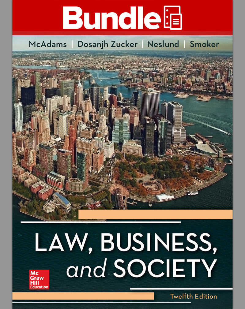 Gen Combo Law Business And Society; Connect Access Card