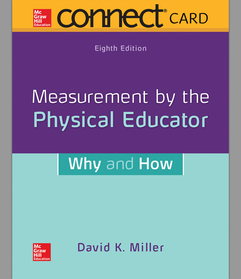 Connect Access Card For Measurement By The Physical Educator 8e