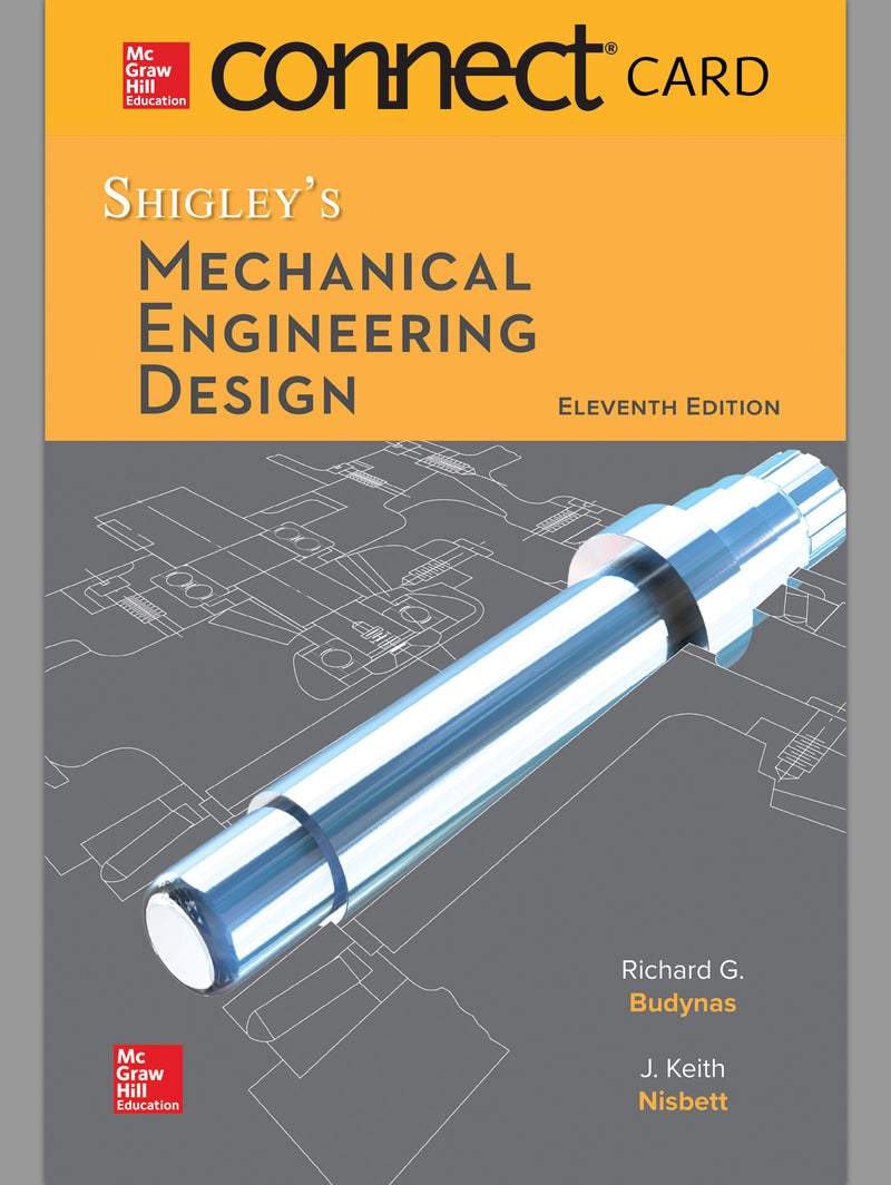 Connect Access Card For Shigleys Mechanical Engineering Design