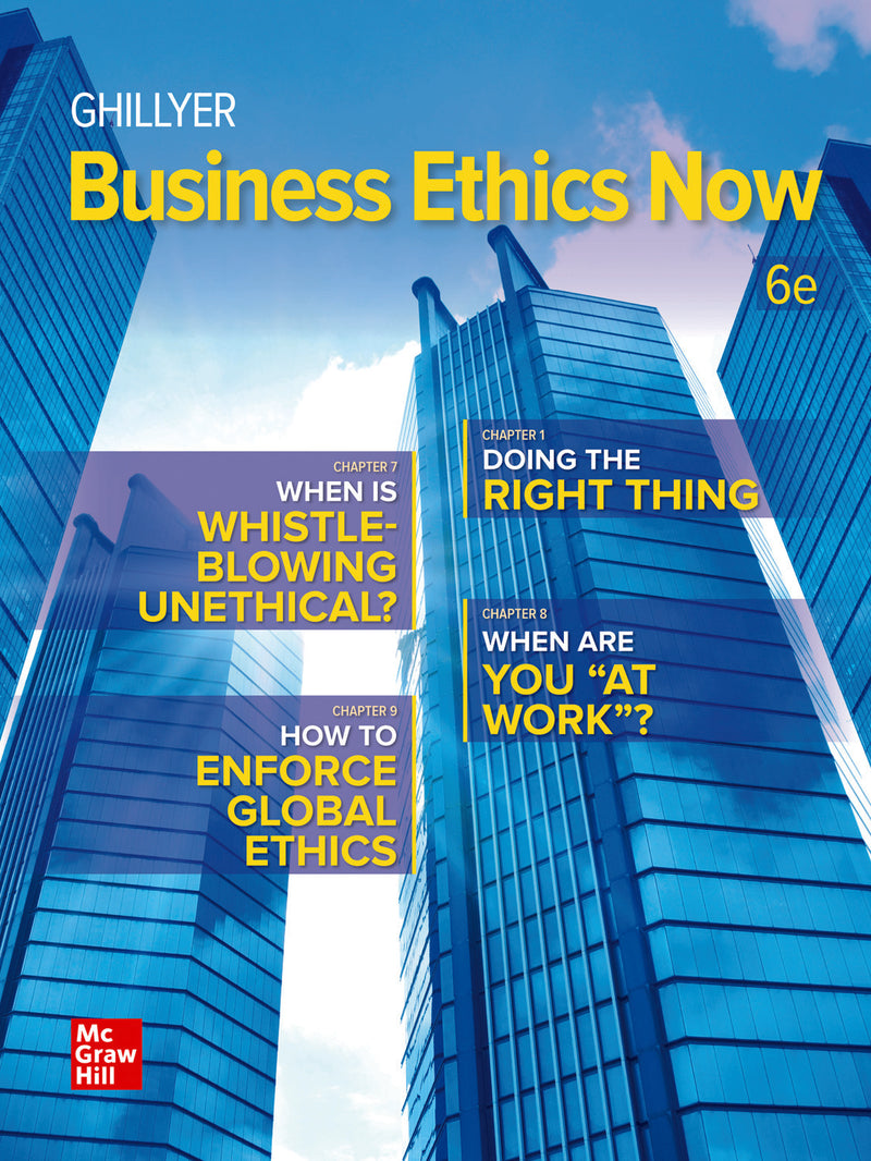 Loose Leaf For Business Ethics Now 6e