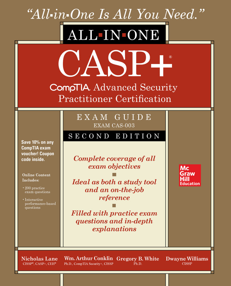 Casp+ Comptia Advanced Security Practitioner Certification All In One Exam Guide Second Edition Exam Cas 003 2e