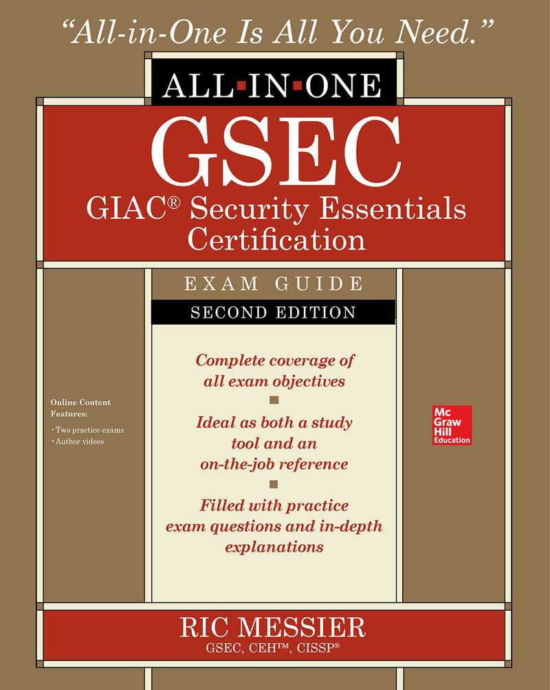 Gsec Giac Security Essentials Certification All In One Exam Guide Second Edition 2e