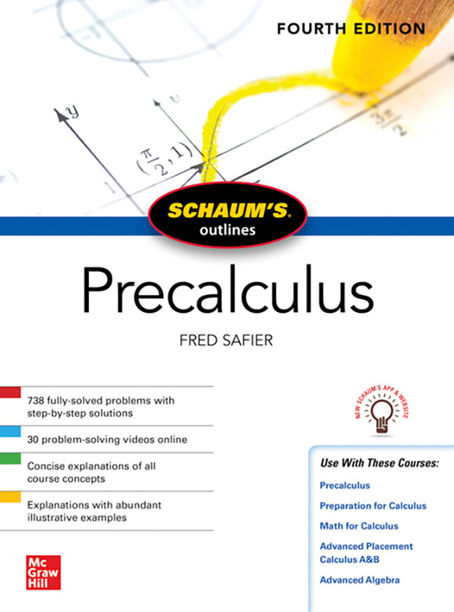 Schaums Outline Of Precalculus Fourth Edition 4e