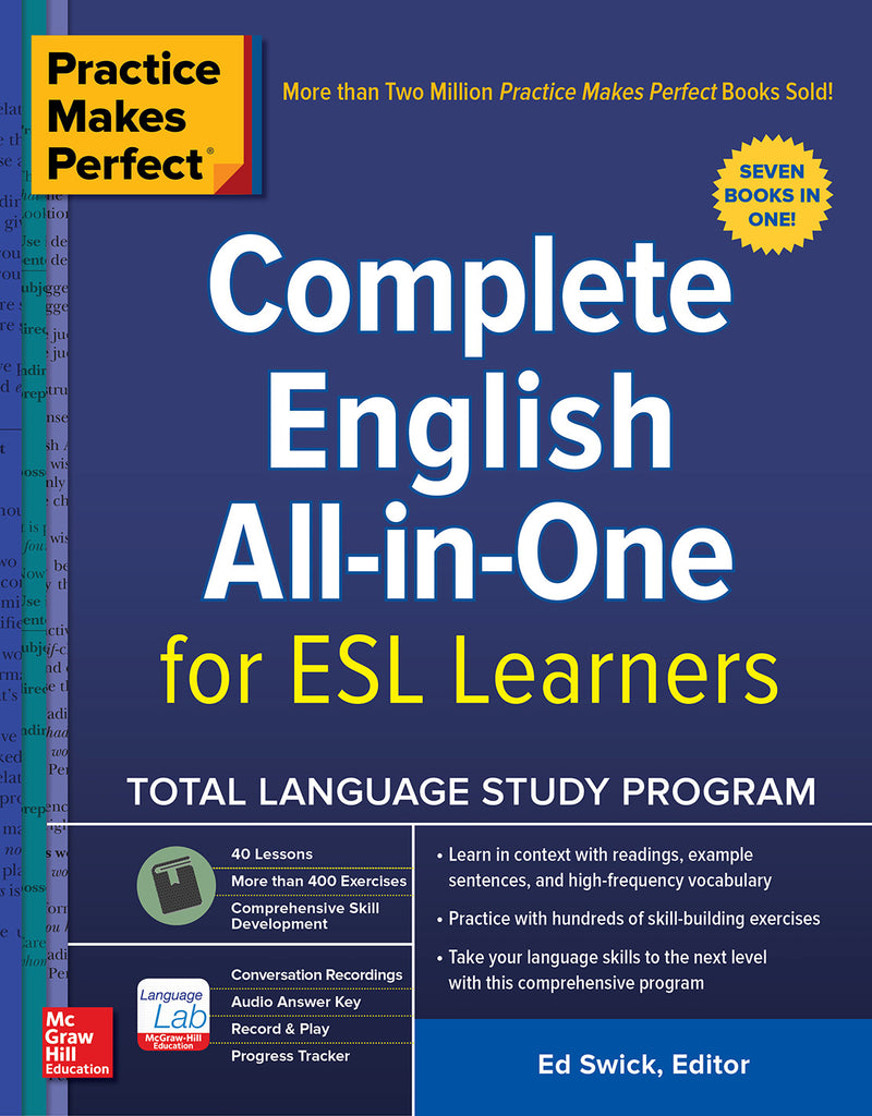 Practice Makes Perfect Complete English All In One For Esl Learners