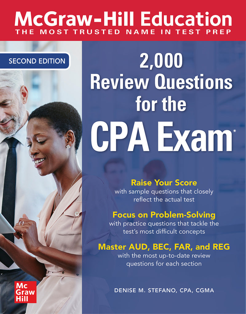 Mcgraw Hill Education 2000 Review Questions For The Cpa Exam Second Edition 2e