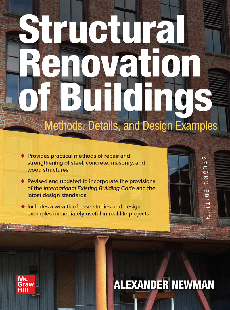 Structural Renovation Of Buildings Methods Details & Design Examples Second Edition 2e