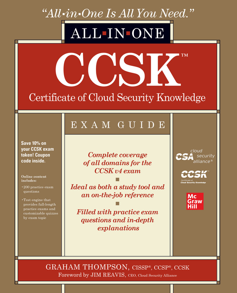 Ccsk Certificate Of Cloud Security Knowledge All In One Exam Guide