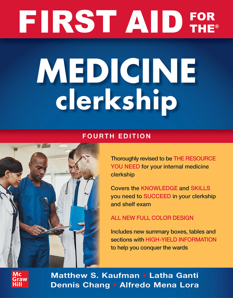 First Aid For The Medicine Clerkship Fourth Edition 4e